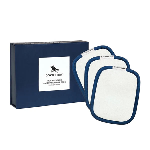 Dock & Bay Reusable Makeup Removers - Whitsunday Blue (3 Pack)