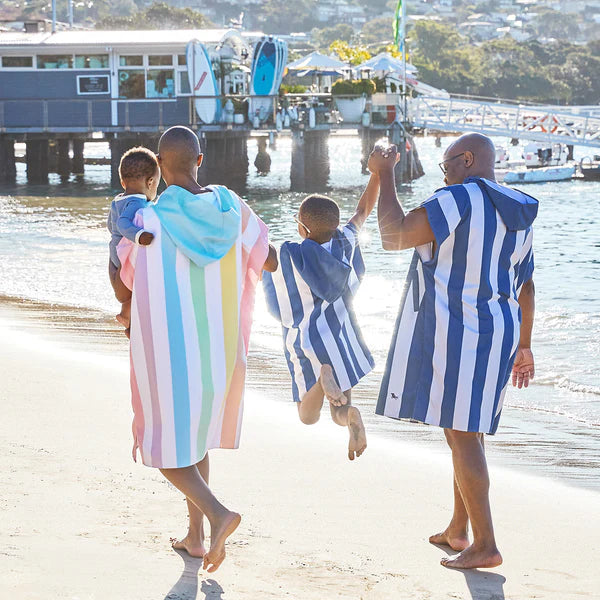Dock & Bay Kids Poncho - Whitsunday Blue