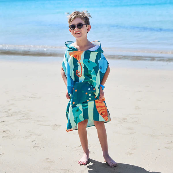 Dock & Bay Kids Poncho - Karma Chameleon