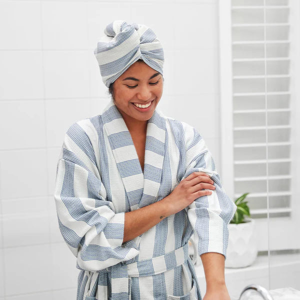 Dock & Bay Bath Robe - Storm Cloud