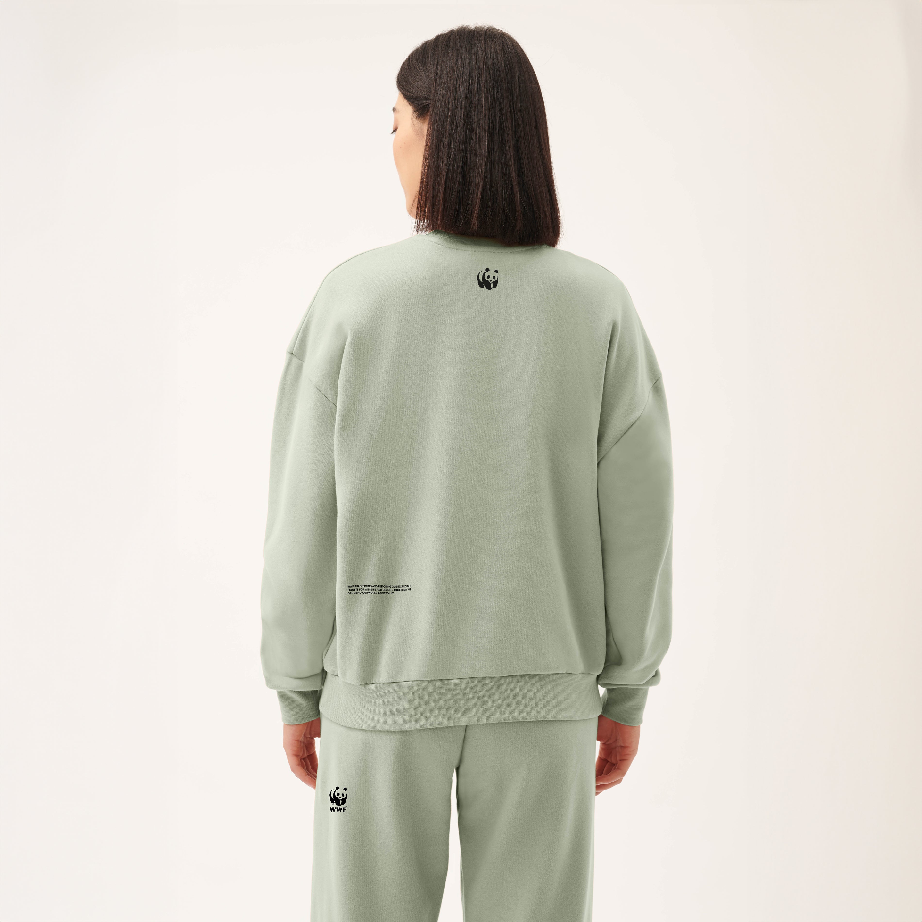 PANGAIA Unisex Sweatshirt - Moss Green