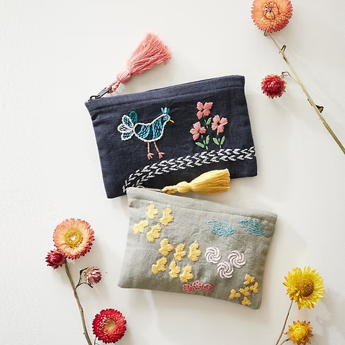 Rural Threads Purse - Olive