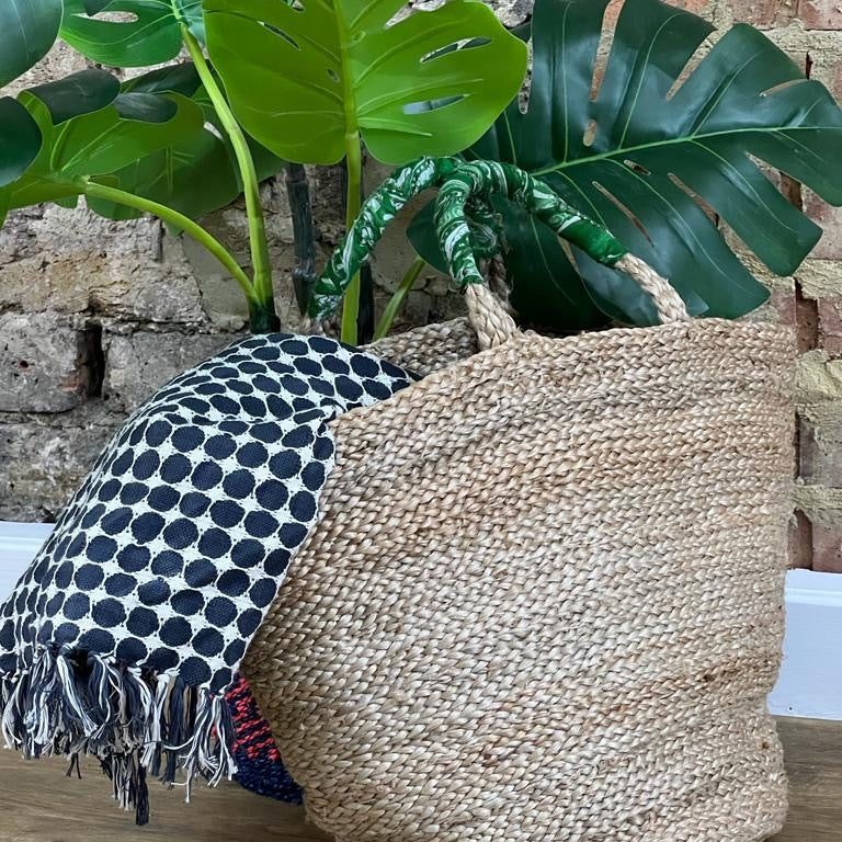 Woven Jute Basket