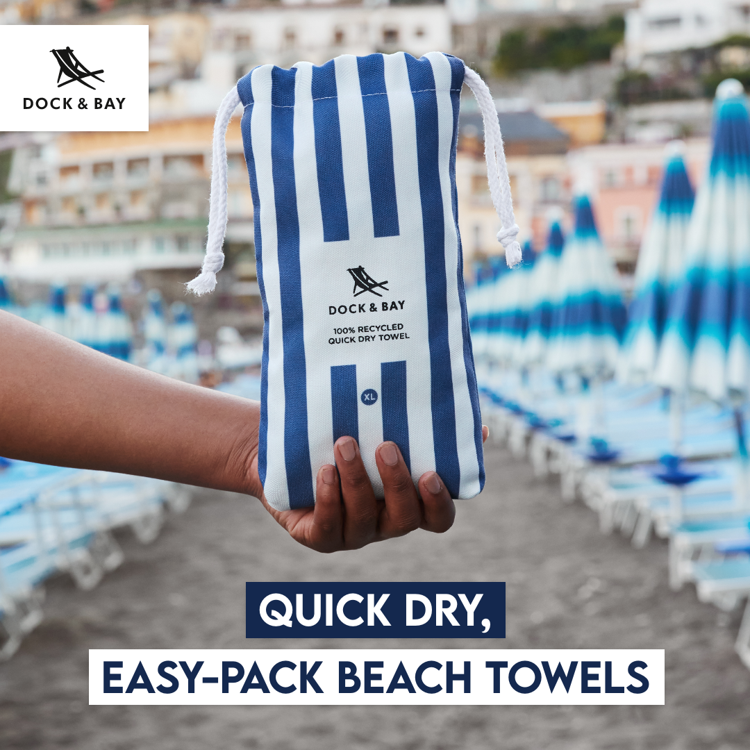 Dock & Bay Quick Dry Beach Towel - Malibu Pink