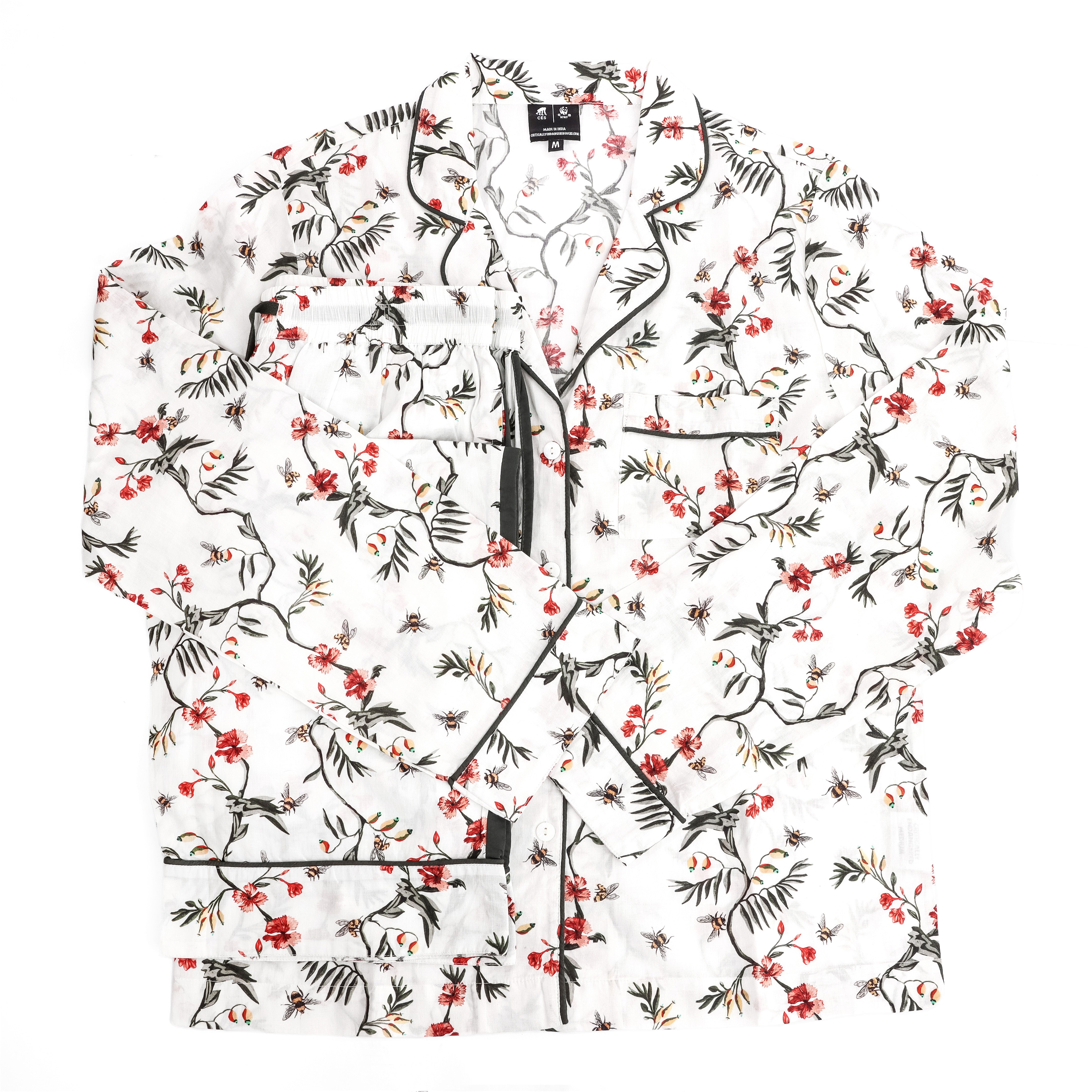 Critically Endangered Pyjamas - Bee Print