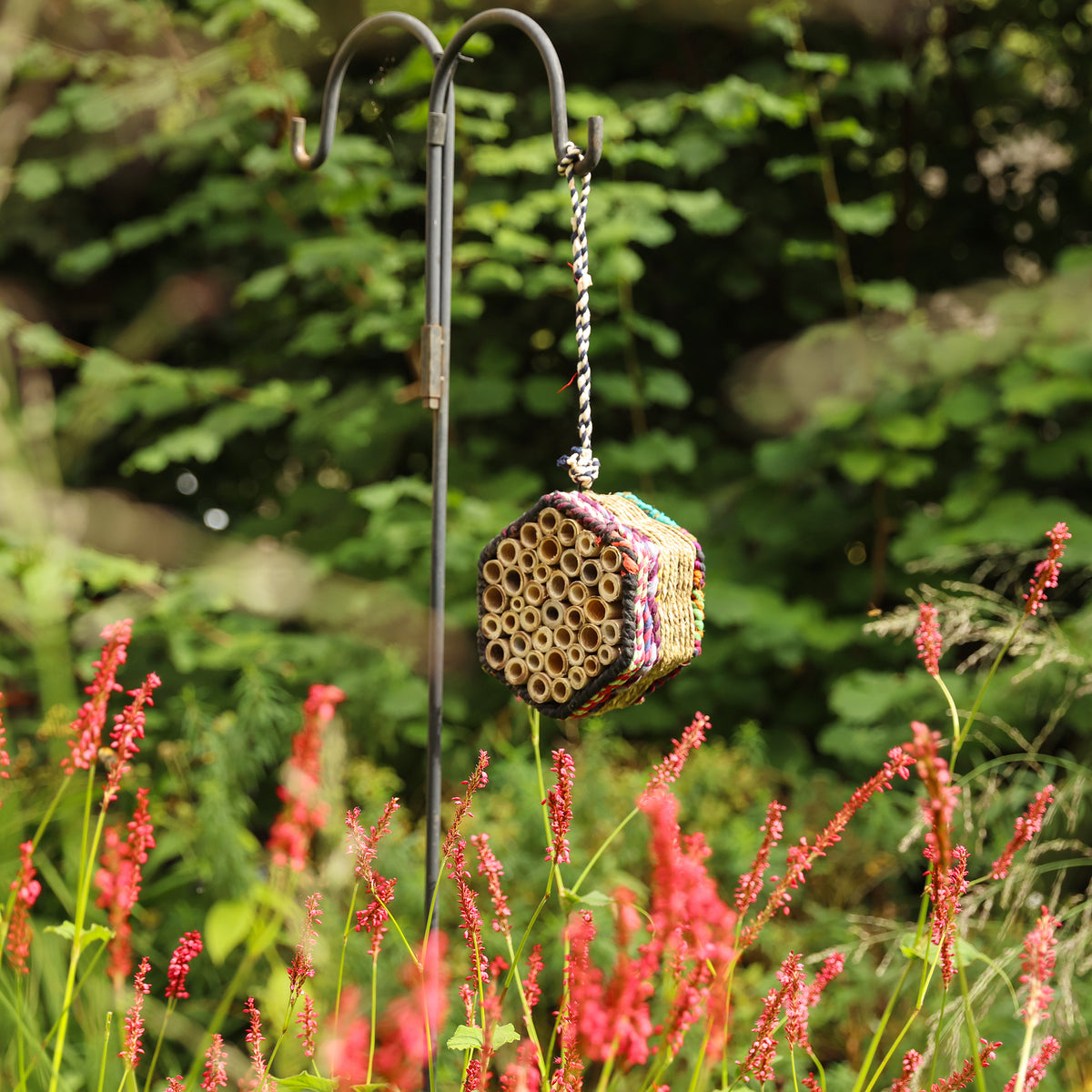 Munja & Reclaimed Sari Fabric Bee House