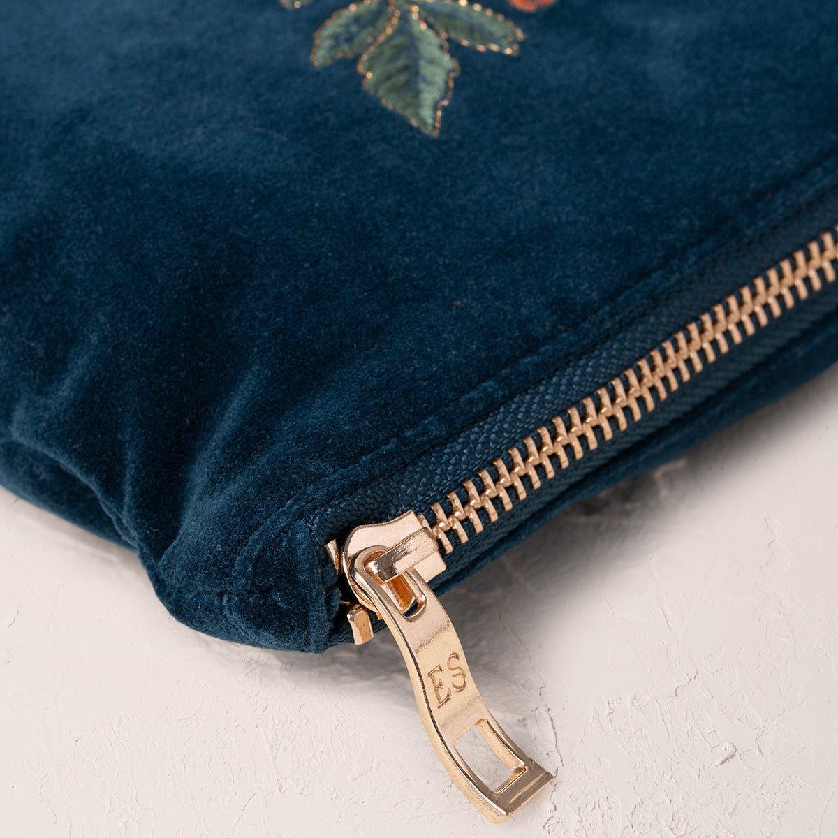 Botanical Garden Mini Pouch - Navy
