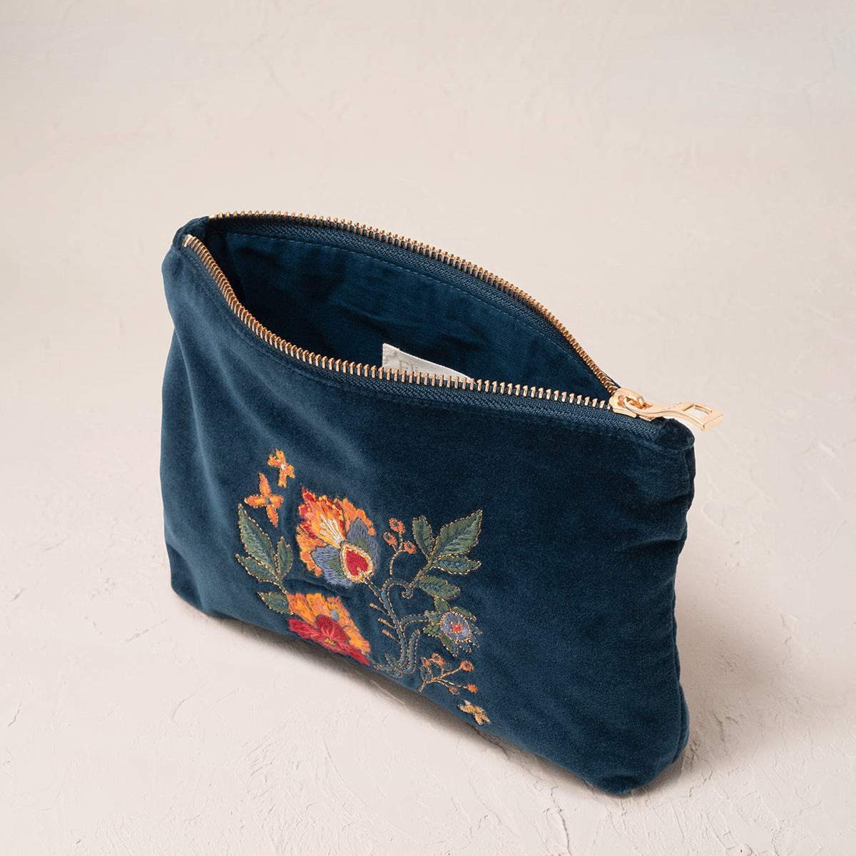 Botanical Garden Mini Pouch - Navy