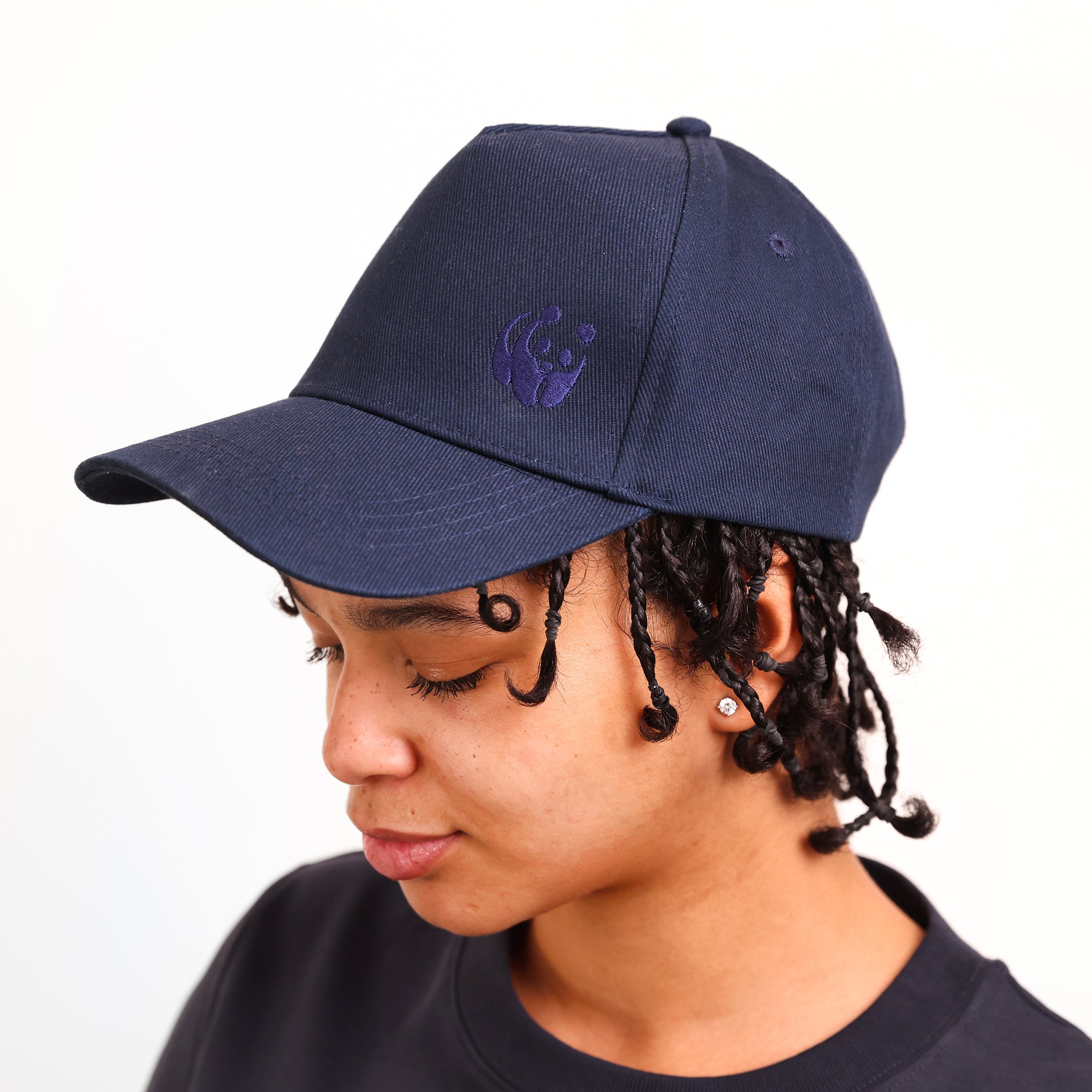 WWF 5 Panel Cap - Navy