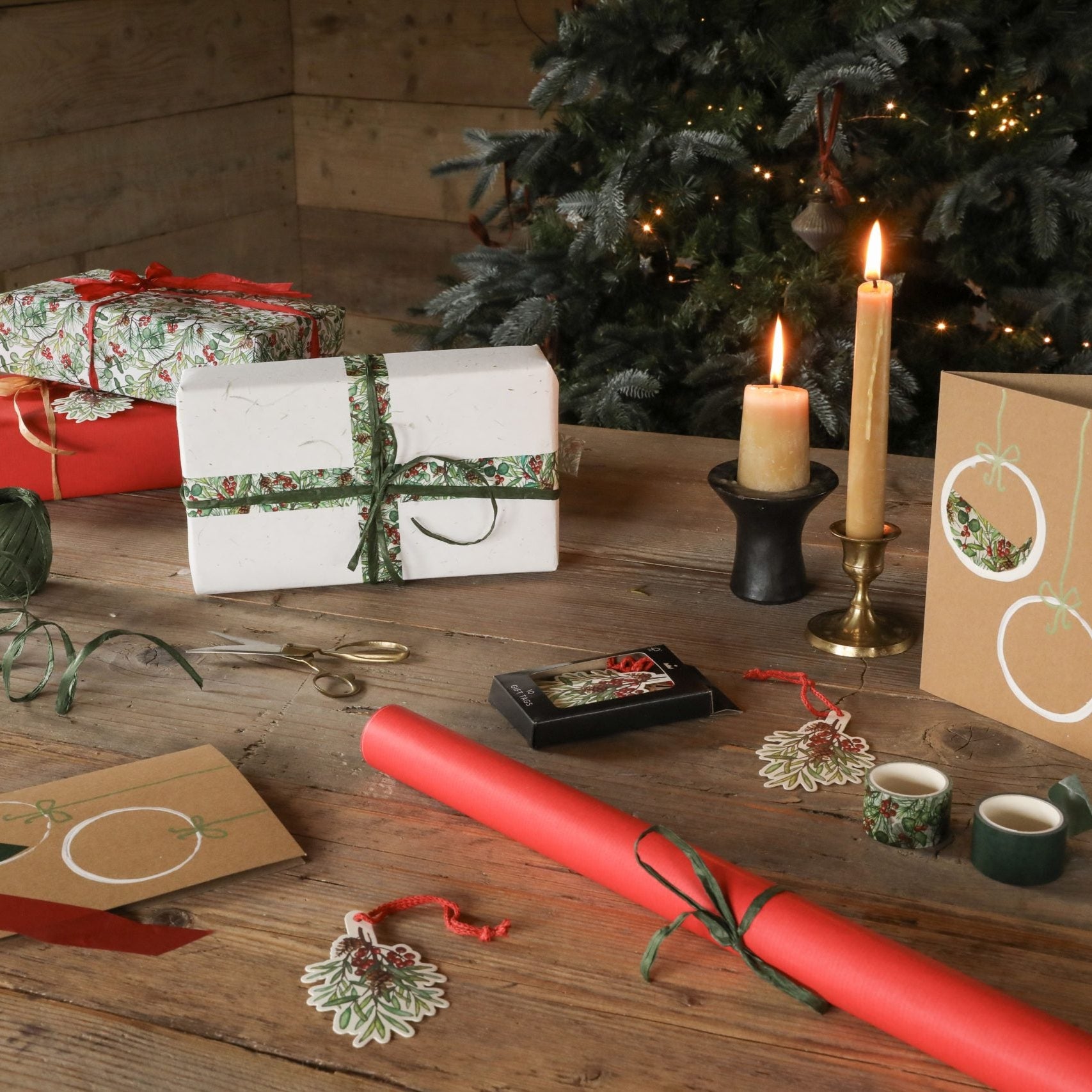 Christmas Sprig 25mm x 5m Tape