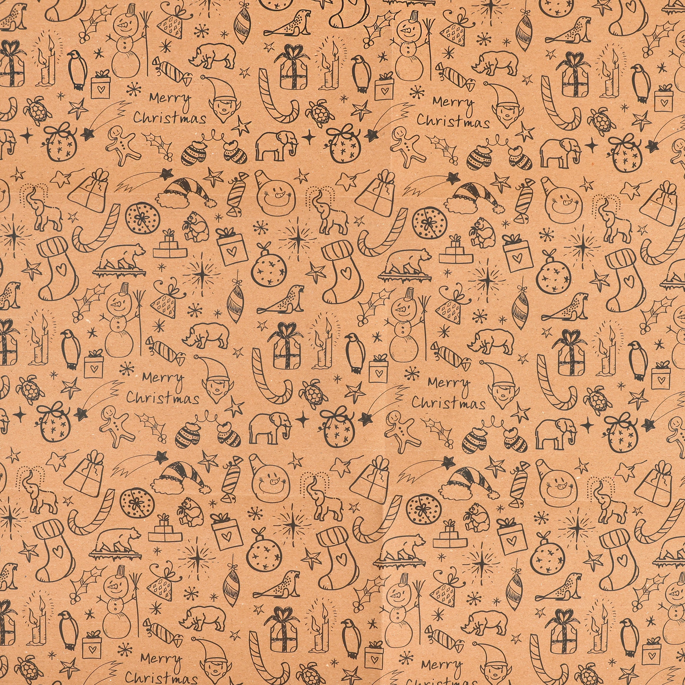 Colour In Christmas Wrapping Paper