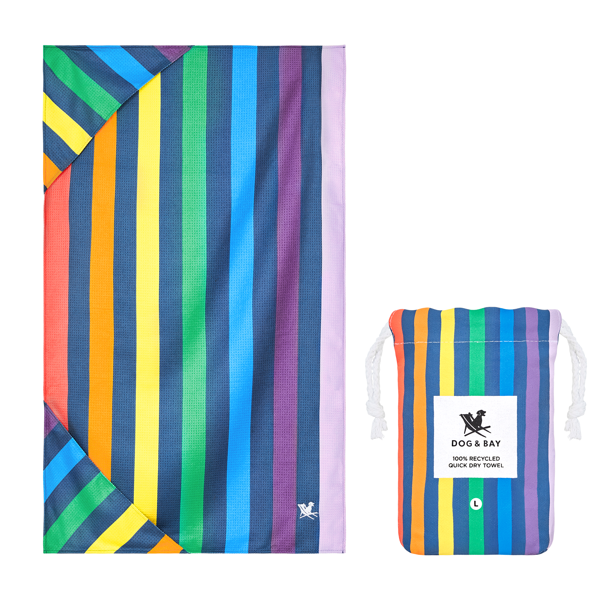 Dock & Bay Large Dog Towel - Pups With Pride