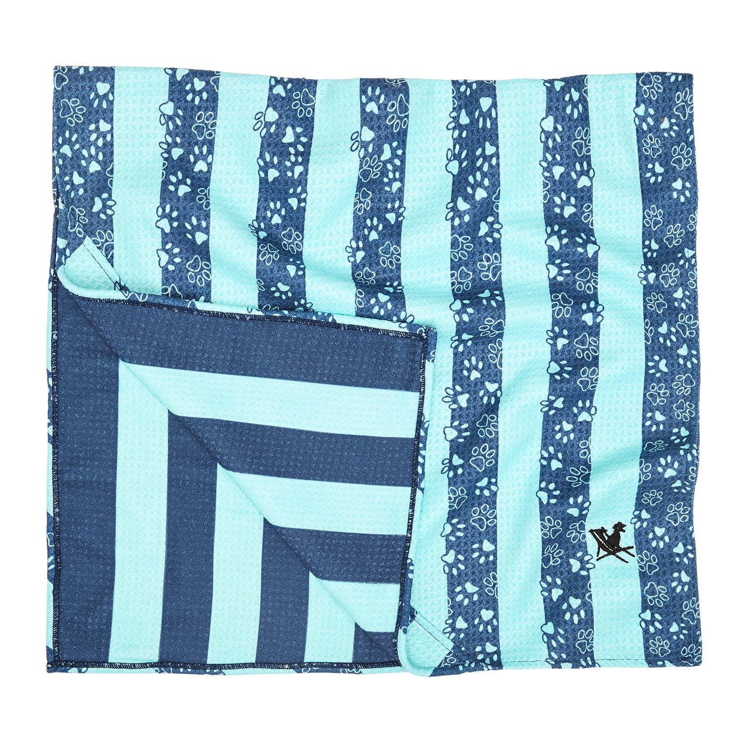 Dock & Bay Medium Dog Towel - Bark Blue