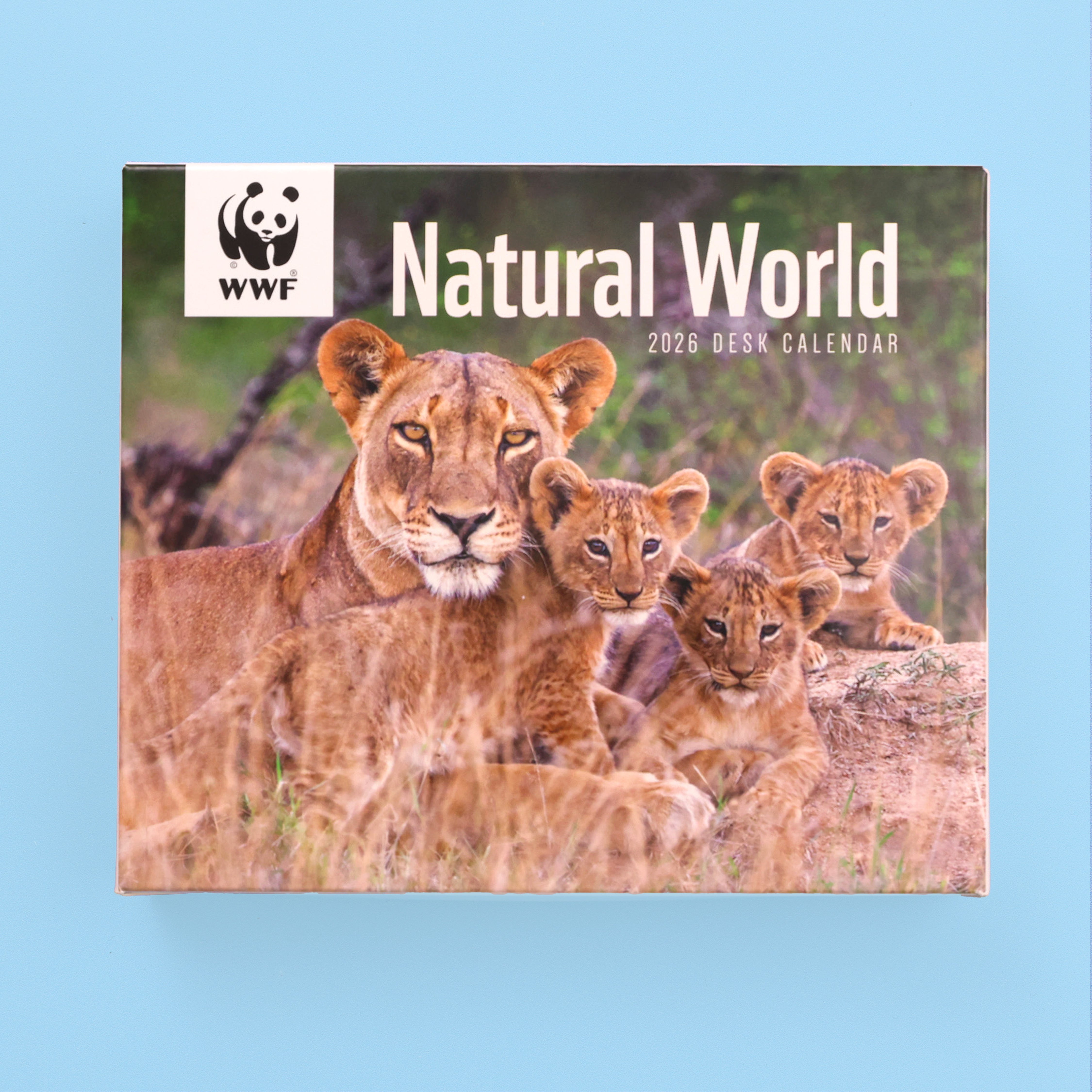 Natural World Desk Calendar Diary 2026