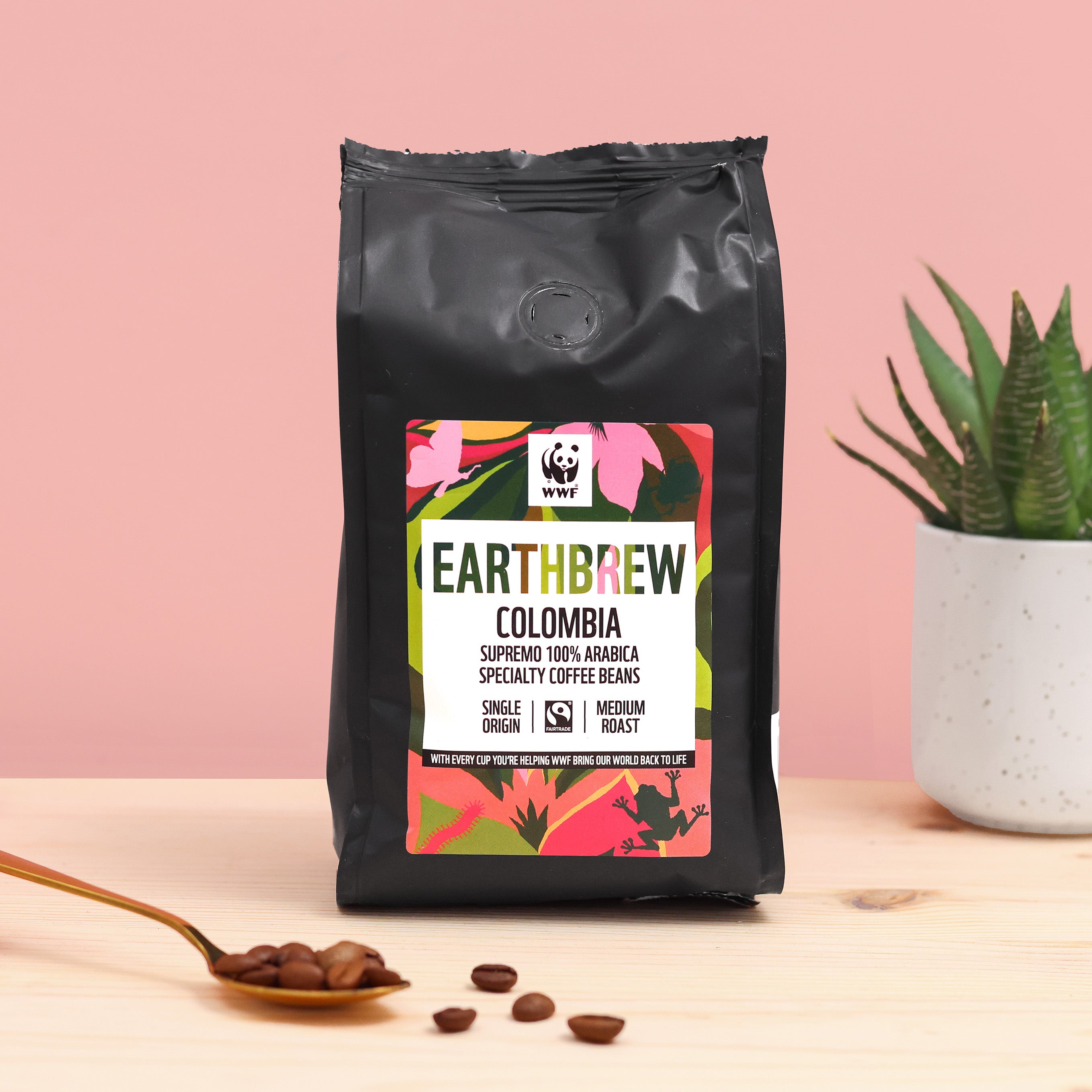 Earthbrew Colombia – Supremo Speciality Coffee Beans (250g)