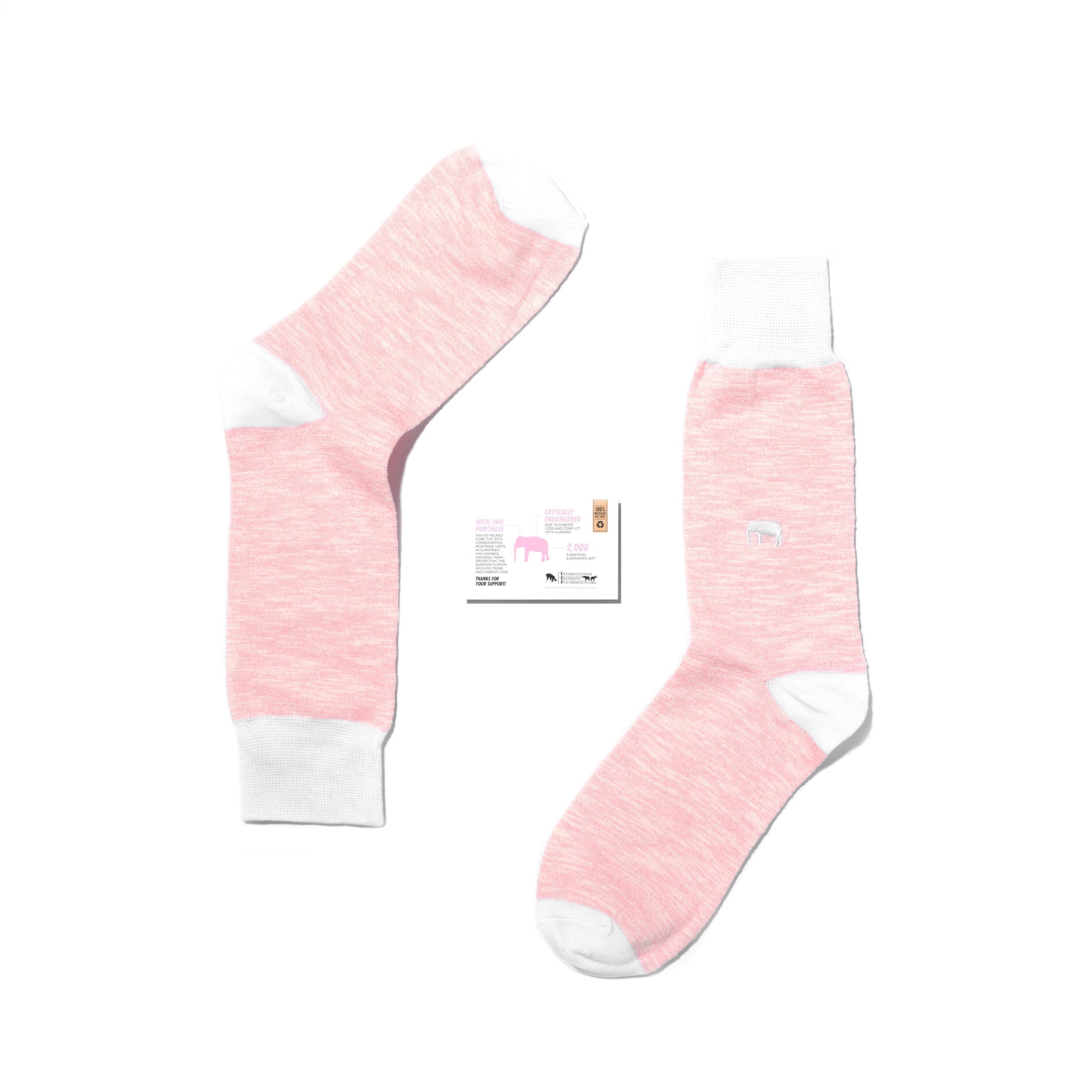 Critically Endangered Adult Speckled Socks - Elephant