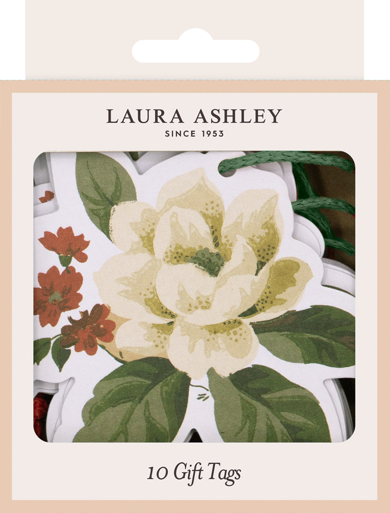 Laura Ashley illustrated Floral Gift tags in box