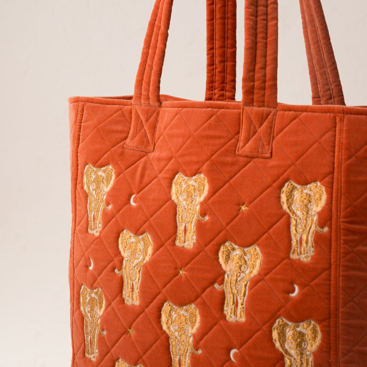 Golden Elephants Tote Bag