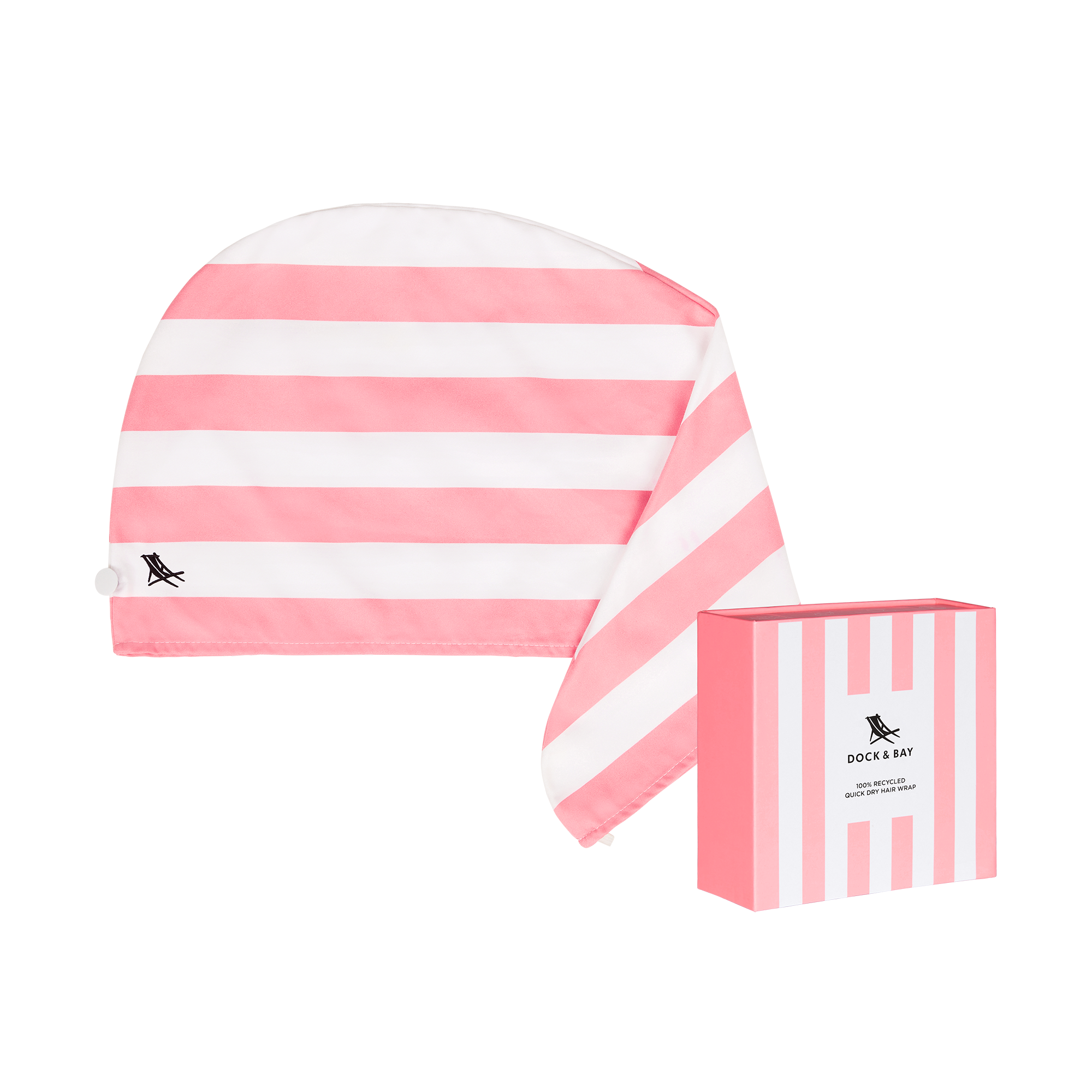 Dock & Bay Hair Wrap - Malibu Pink