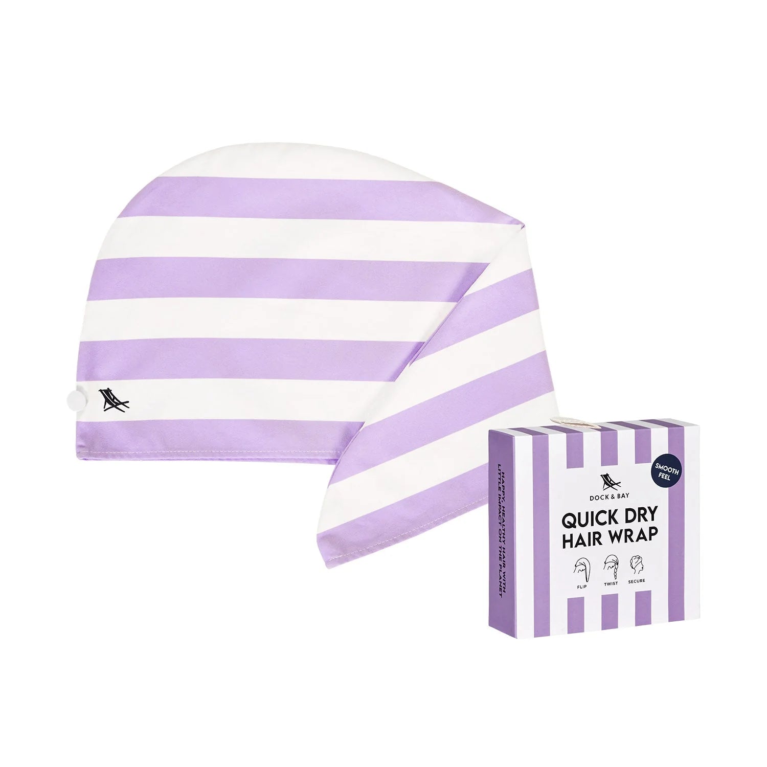 Dock & Bay Hair Wrap - Lombok Lilac