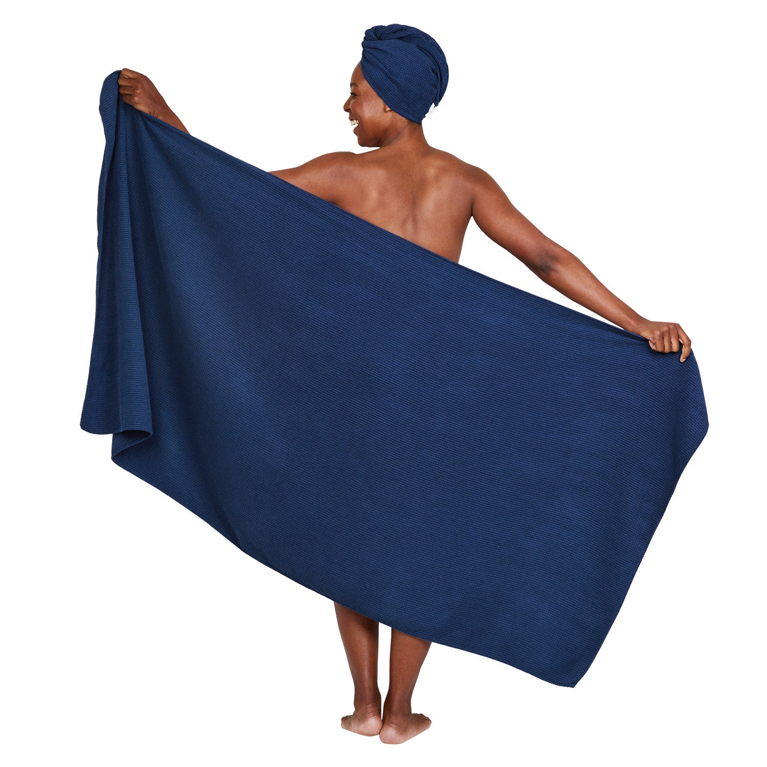 Dock & Bay Hair Wrap - Nautical Navy