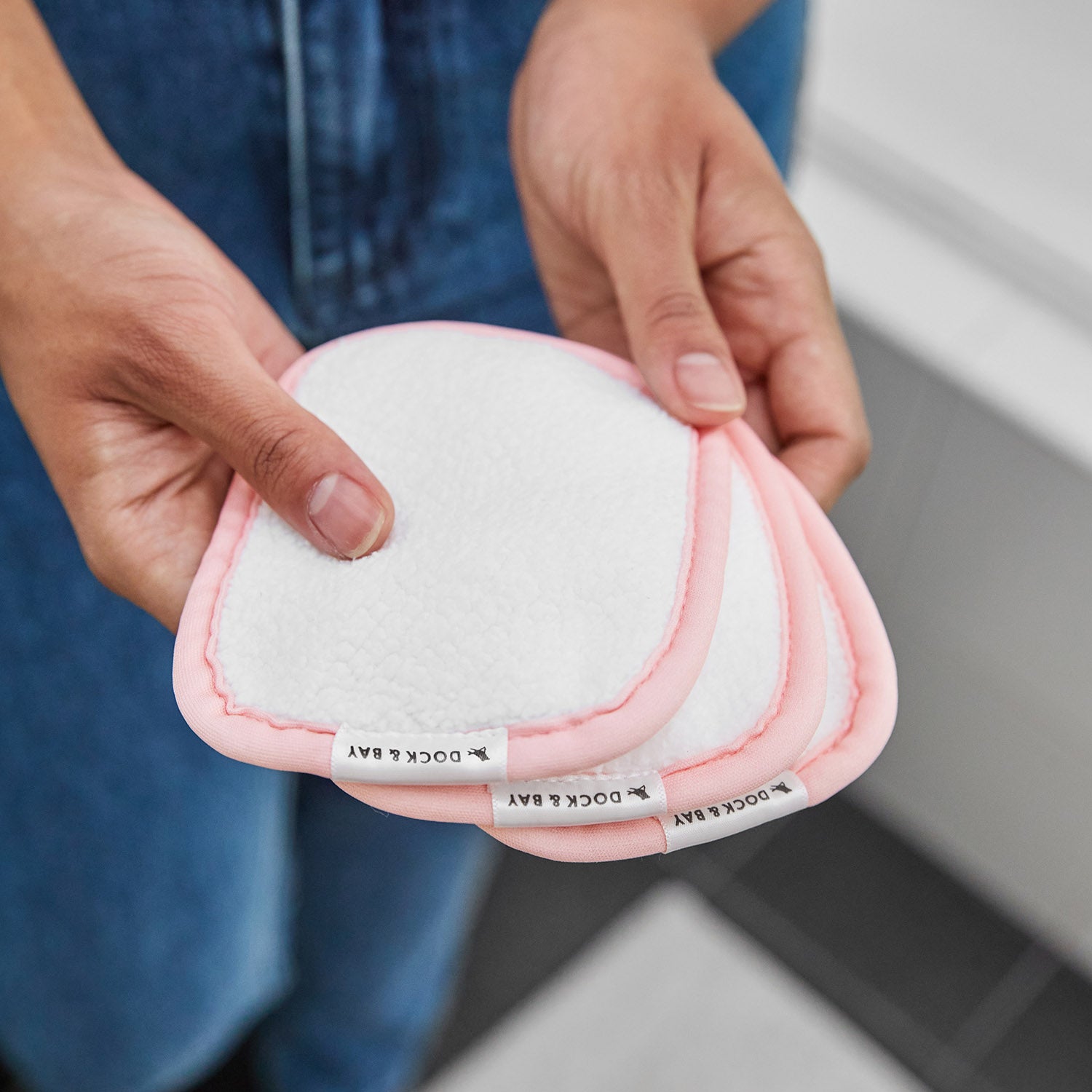 Dock & Bay Reusable Makeup Removers - Malibu Pink (3 Pack)