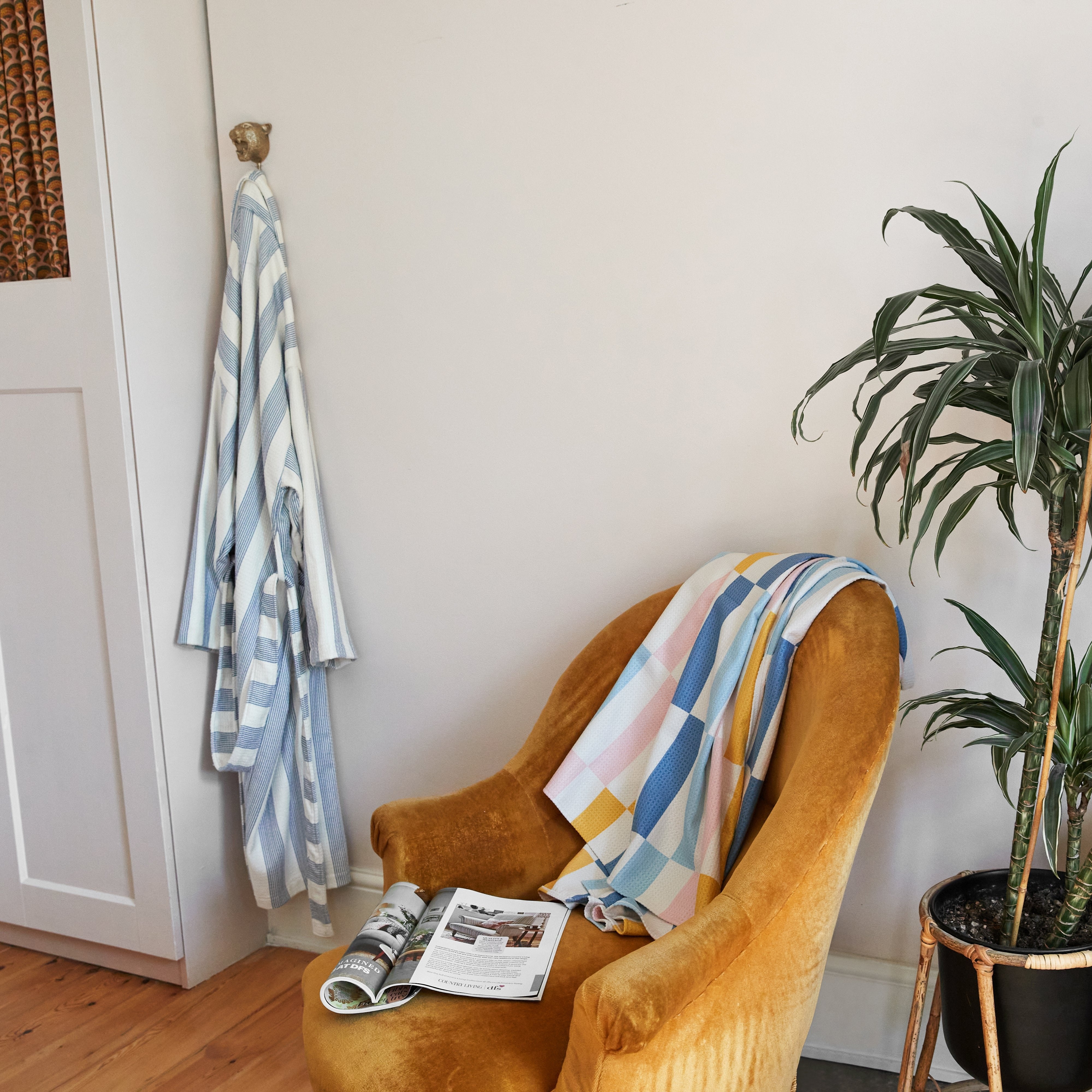 Dock & Bay Bath Robe - Storm Cloud