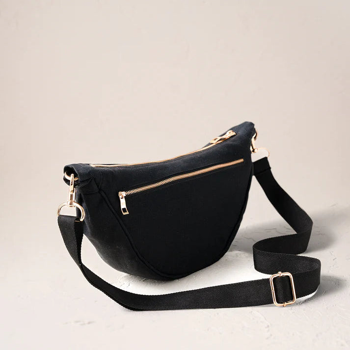 Honey bee Crossbody Sling Bag - Charcoal