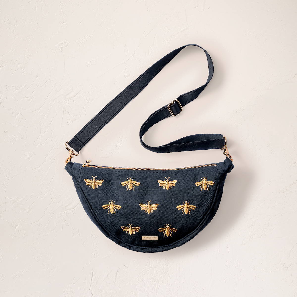 Honey bee Crossbody Sling Bag - Charcoal