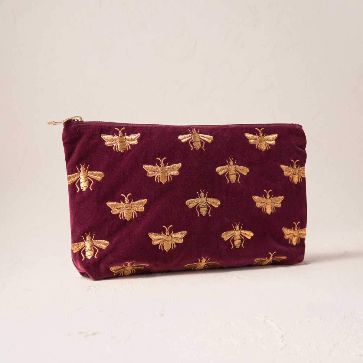 Honey Bee Everyday Pouch - Plum
