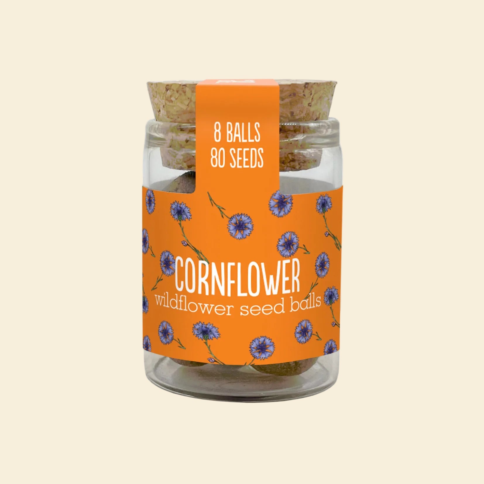 Seedball Wildflower Jar - Cornflower