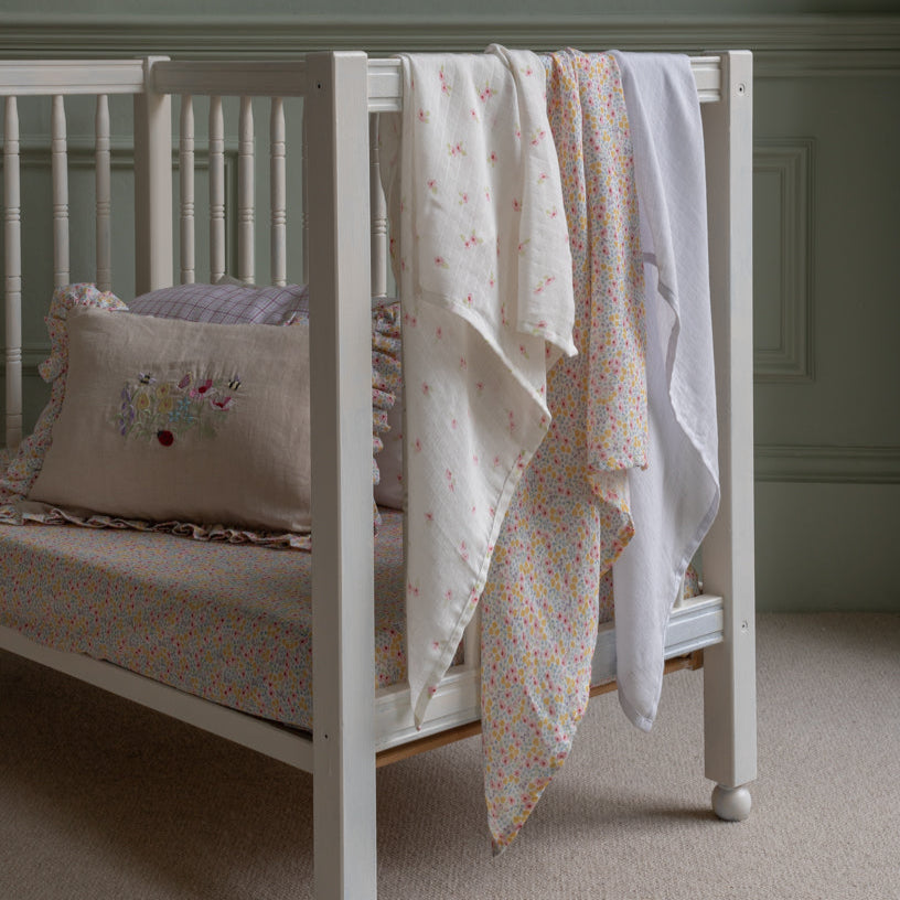 Rattle & Care New Baby Gift Set - Wildflower Garden