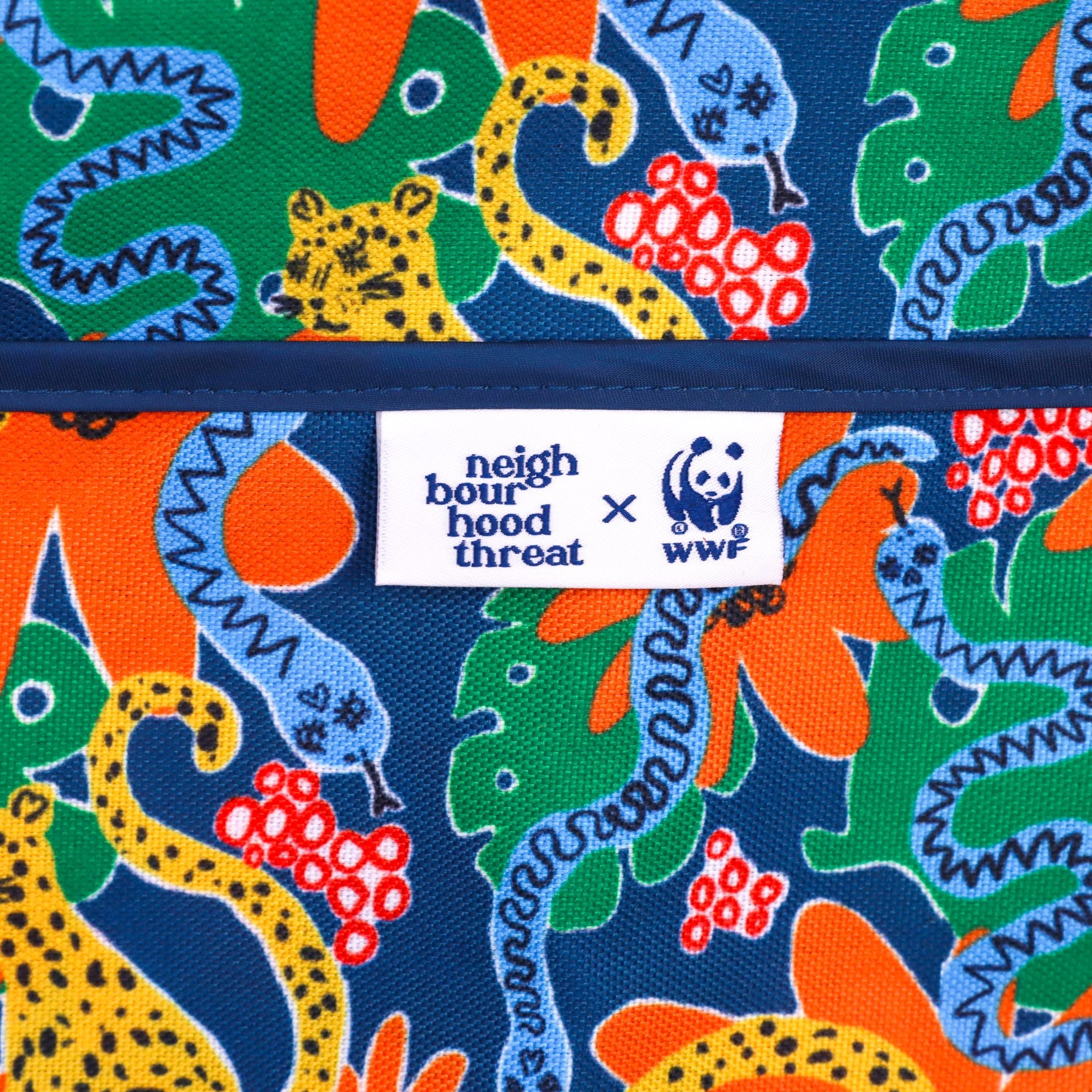 Jaguars in the Jungle Large Tote Bag