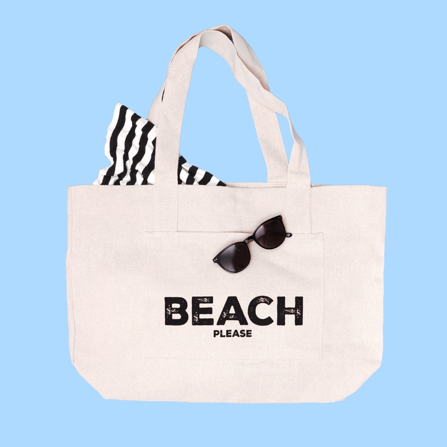 Cotton Beach Bag - Sand
