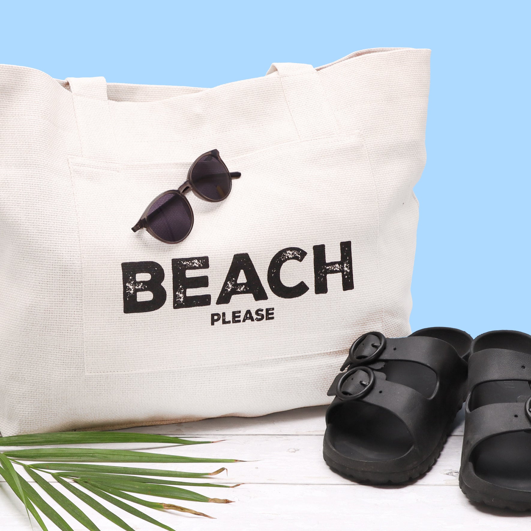 Cotton Beach Bag - Sand
