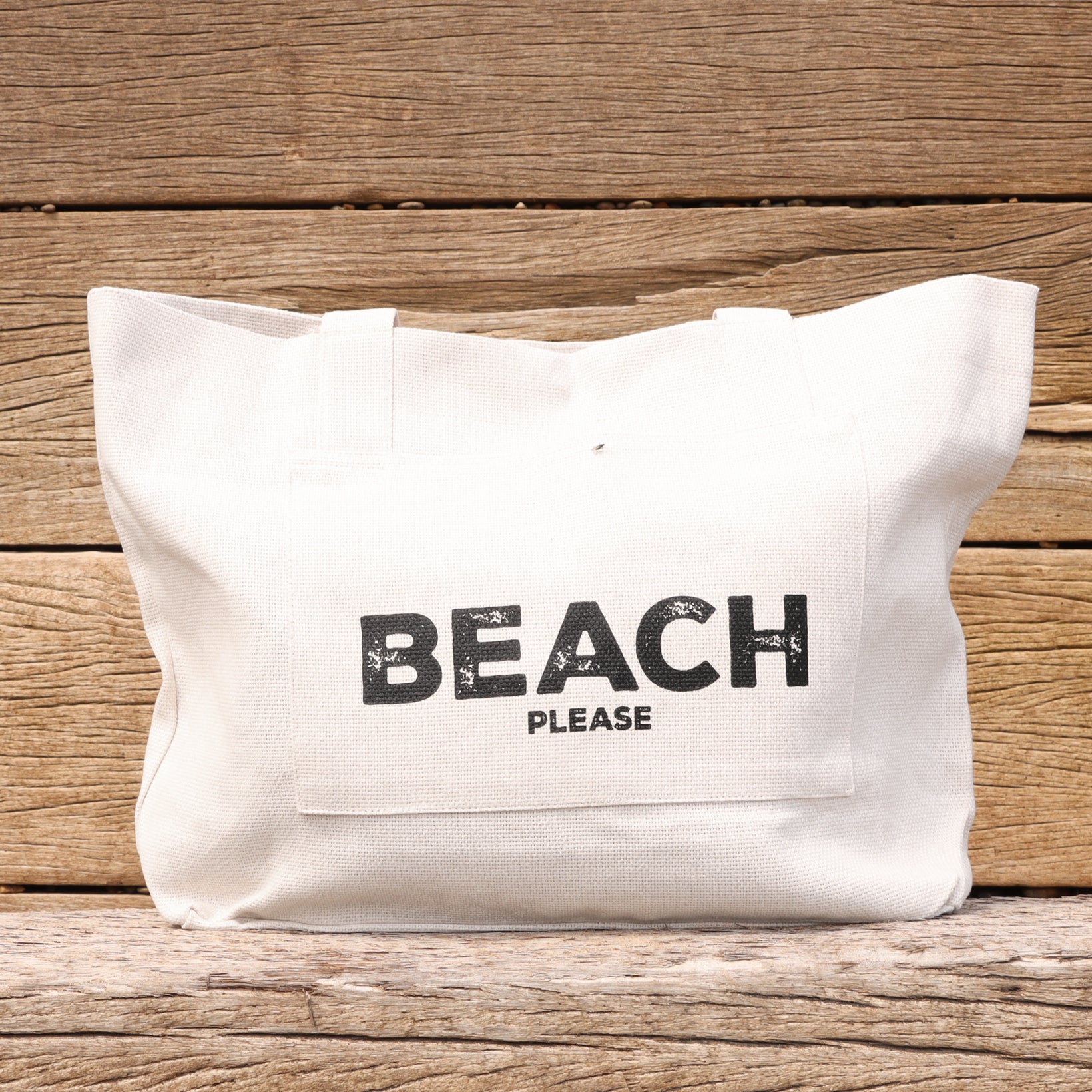 Cotton Beach Bag - Sand
