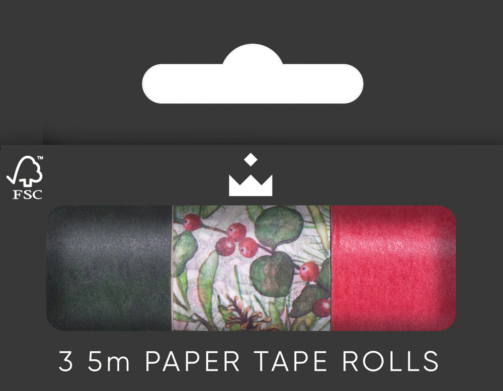 Christmas Sprig 25mm x 5m Tape