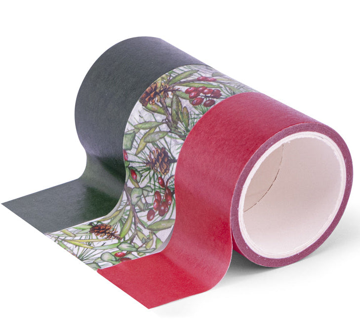Christmas Sprig 25mm x 5m Tape