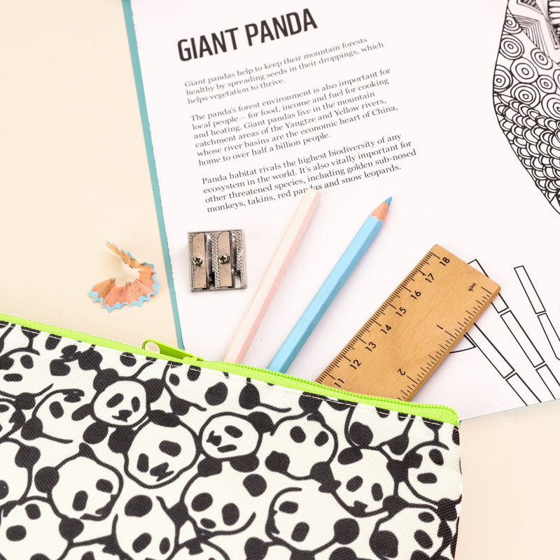 RPET Panda Pencil Case