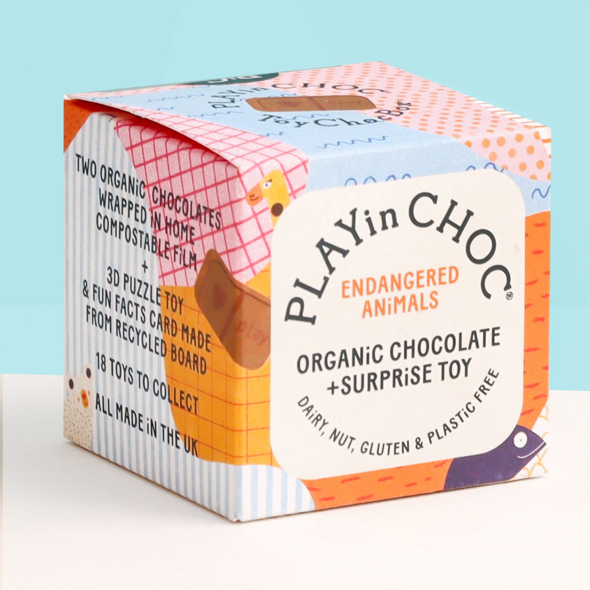 PLAYin CHOC 18 Endangered Animals Gift Set