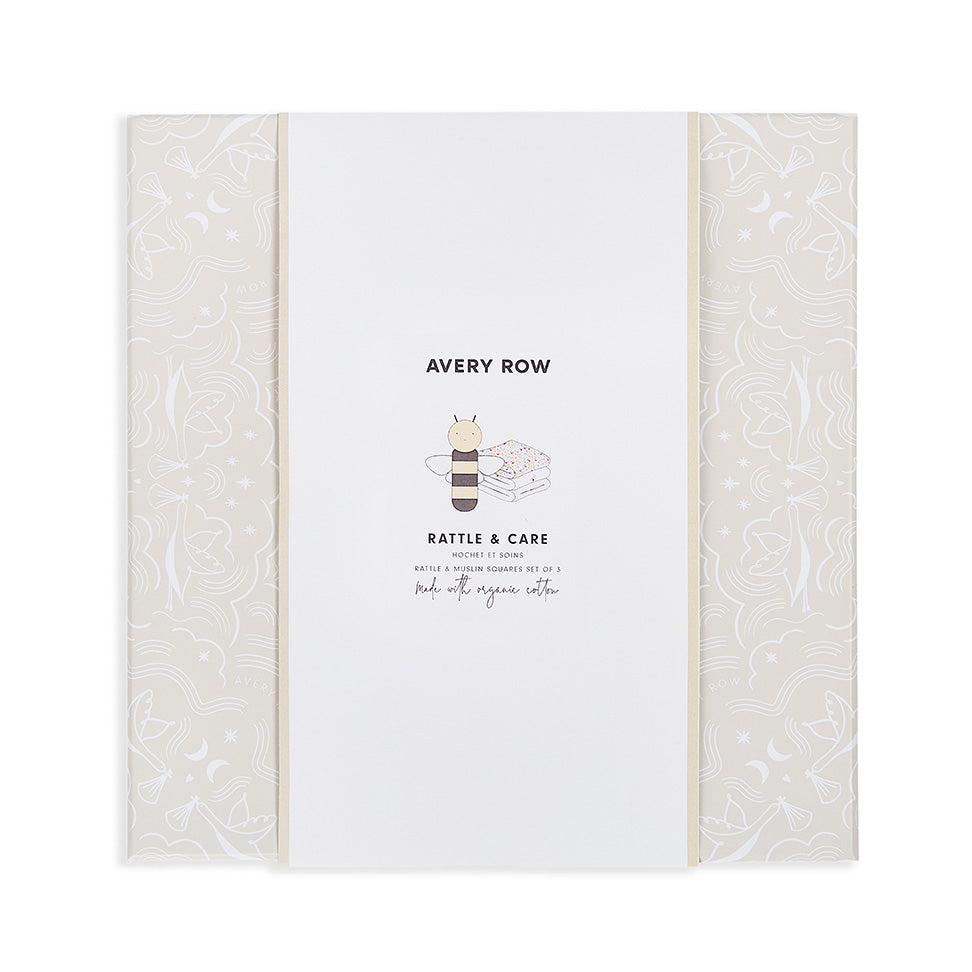 Rattle & Care New Baby Gift Set - Wildflower Garden