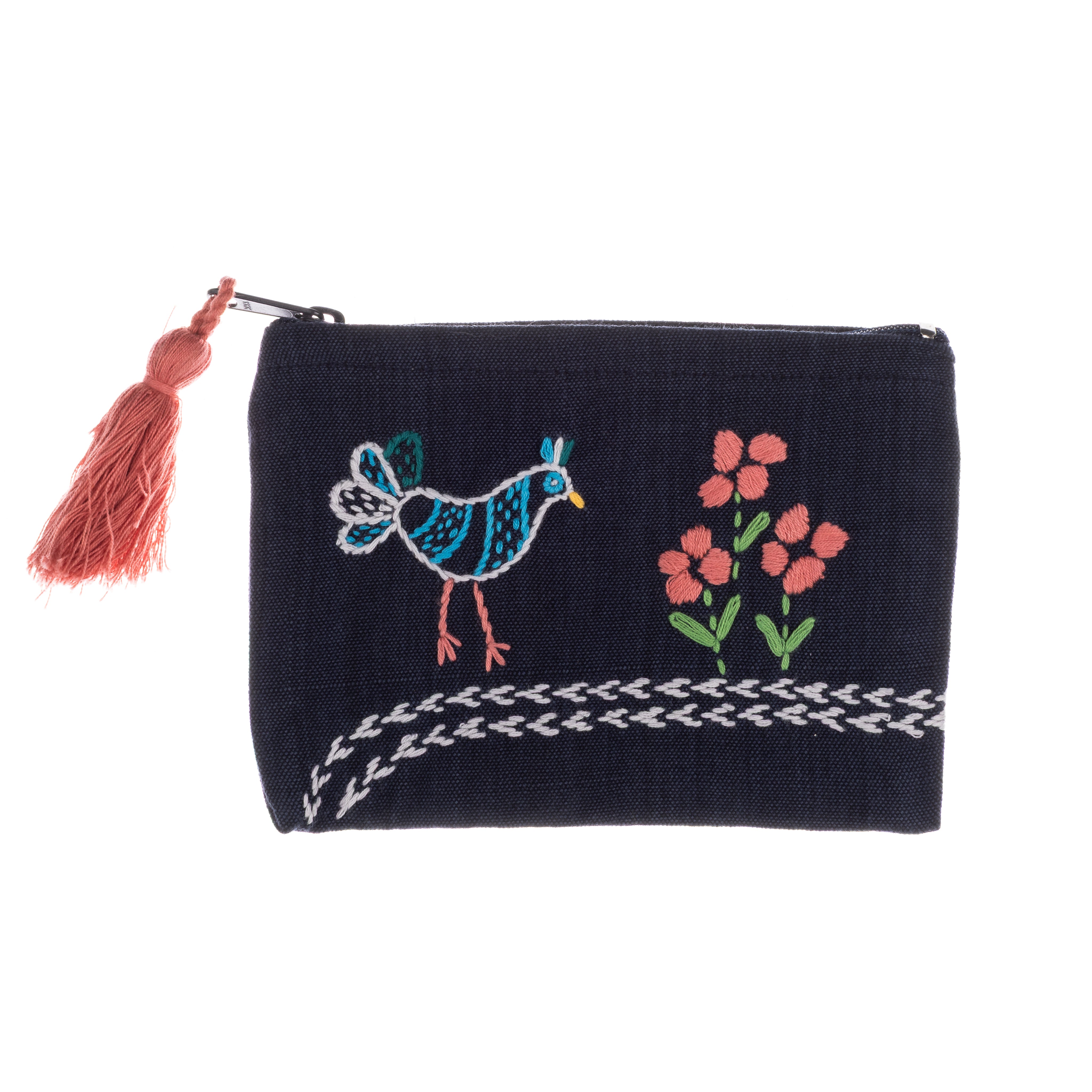 Rural Threads Purse - Navy