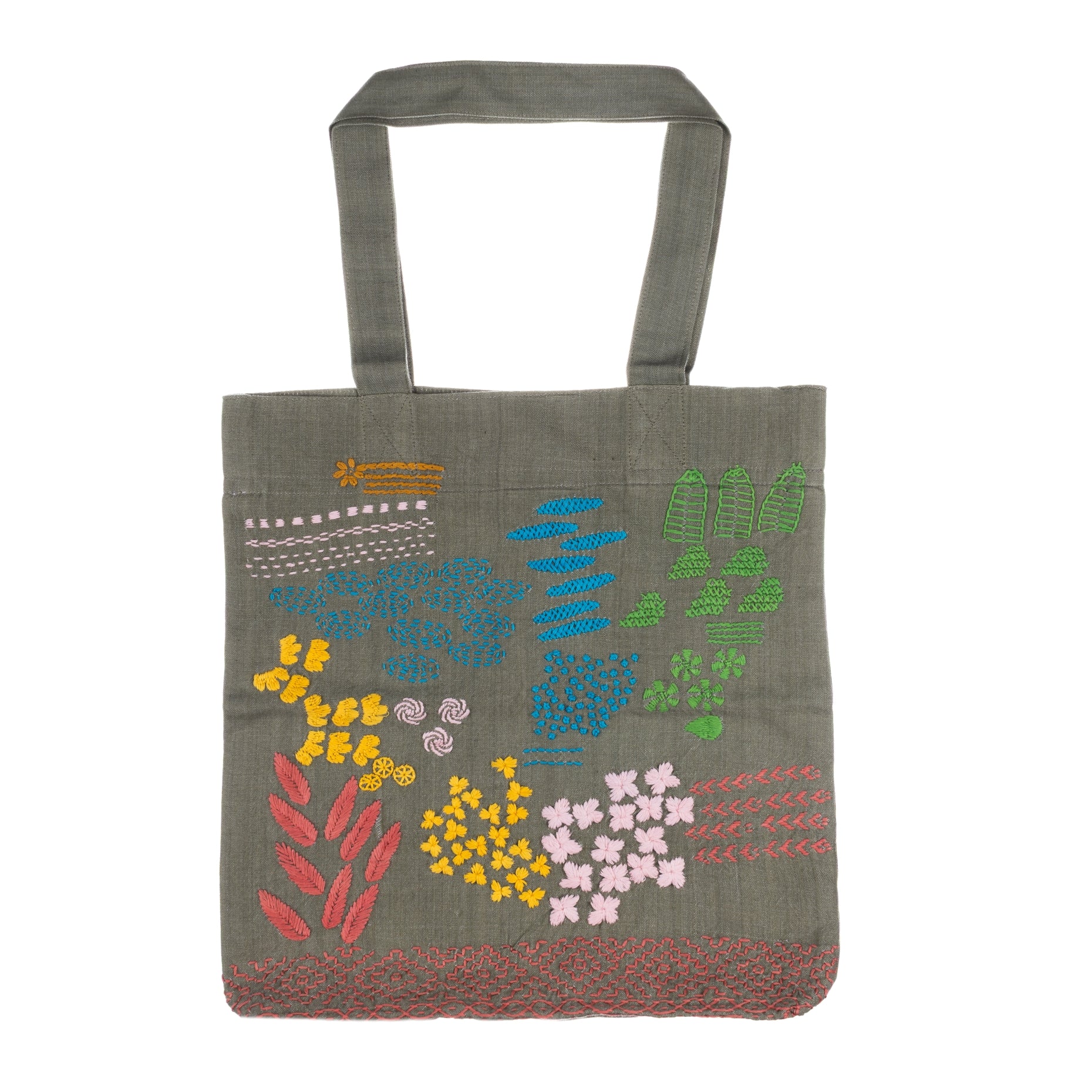 Rural Threads Tote Bag - Olive