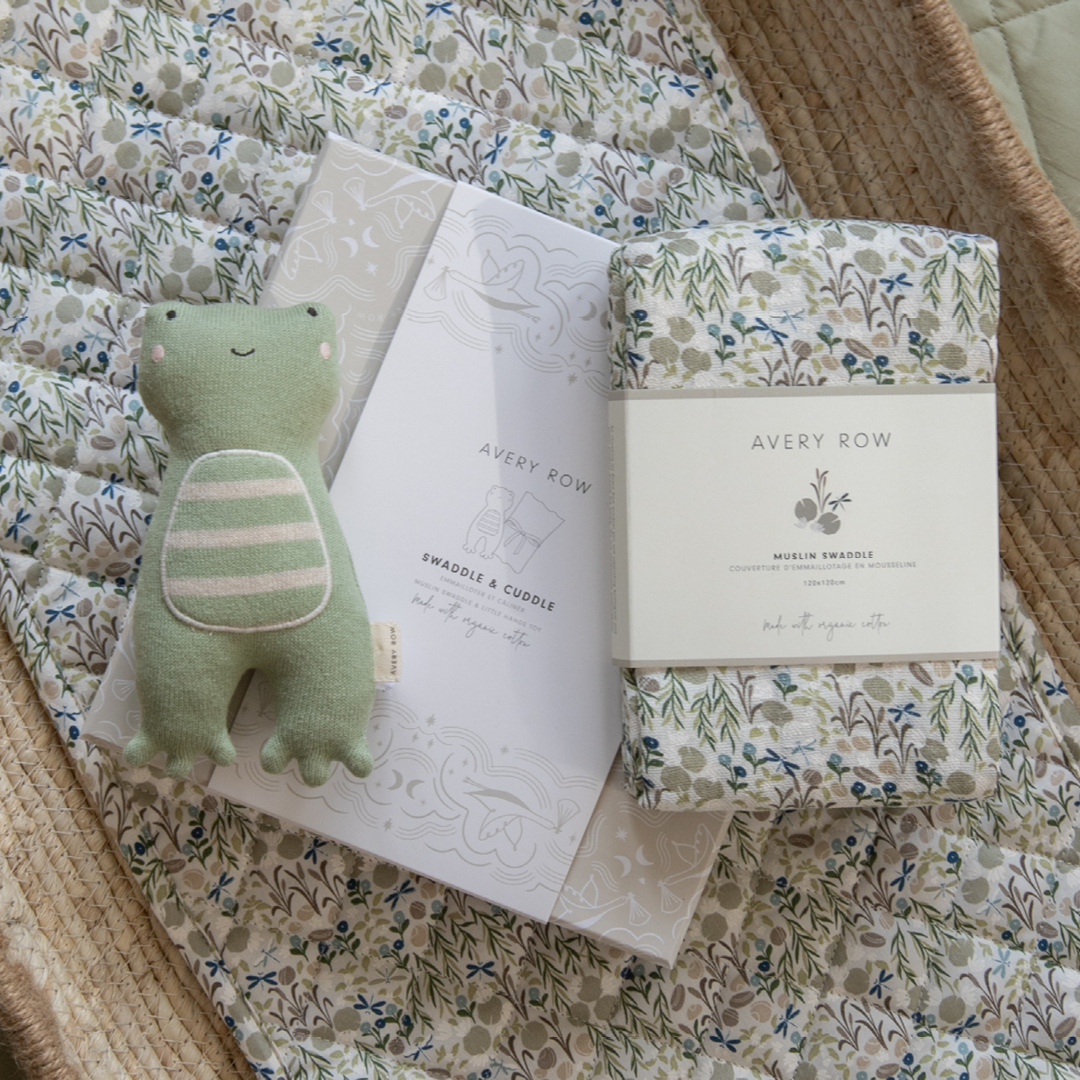 Swaddle & Cuddle Gift Set - Riverbank
