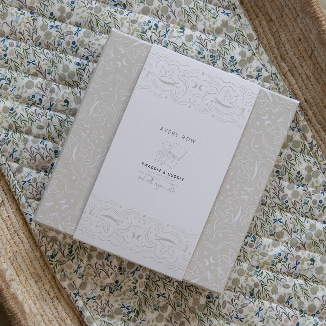 Swaddle & Cuddle Gift Set - Riverbank
