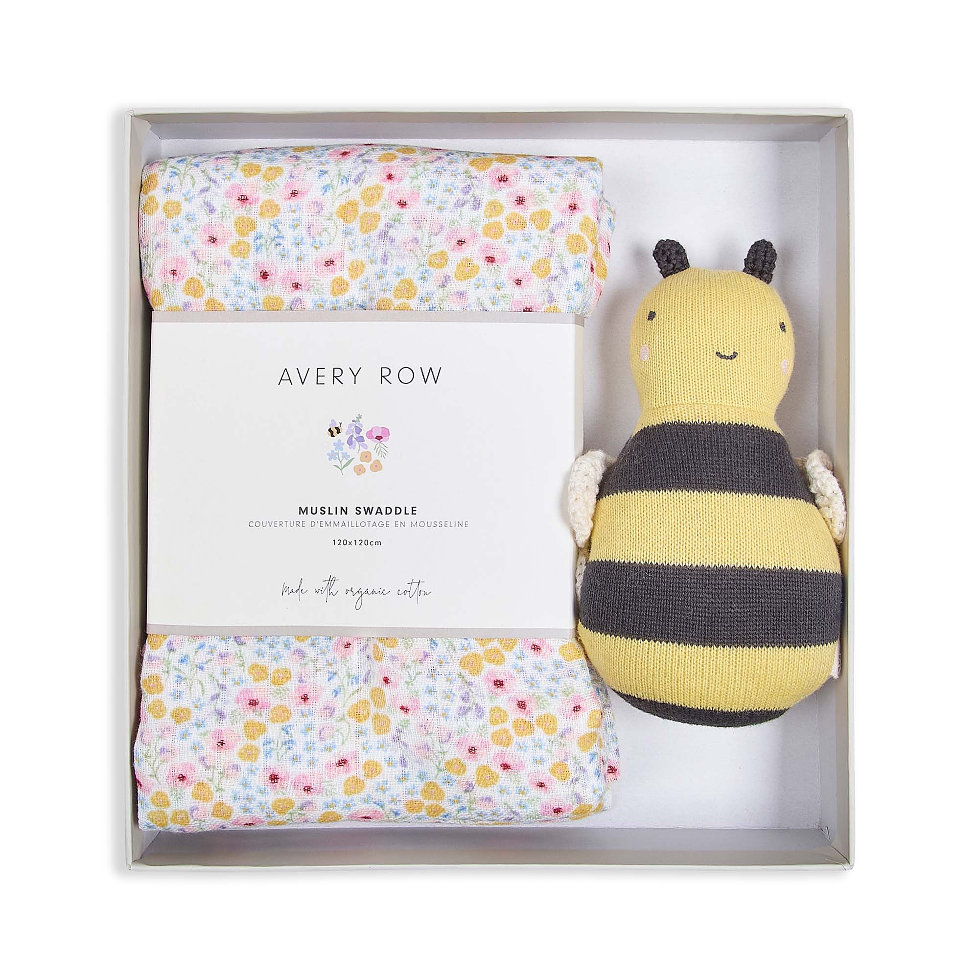 Swaddle & Cuddle Gift Set - Wildflower Garden