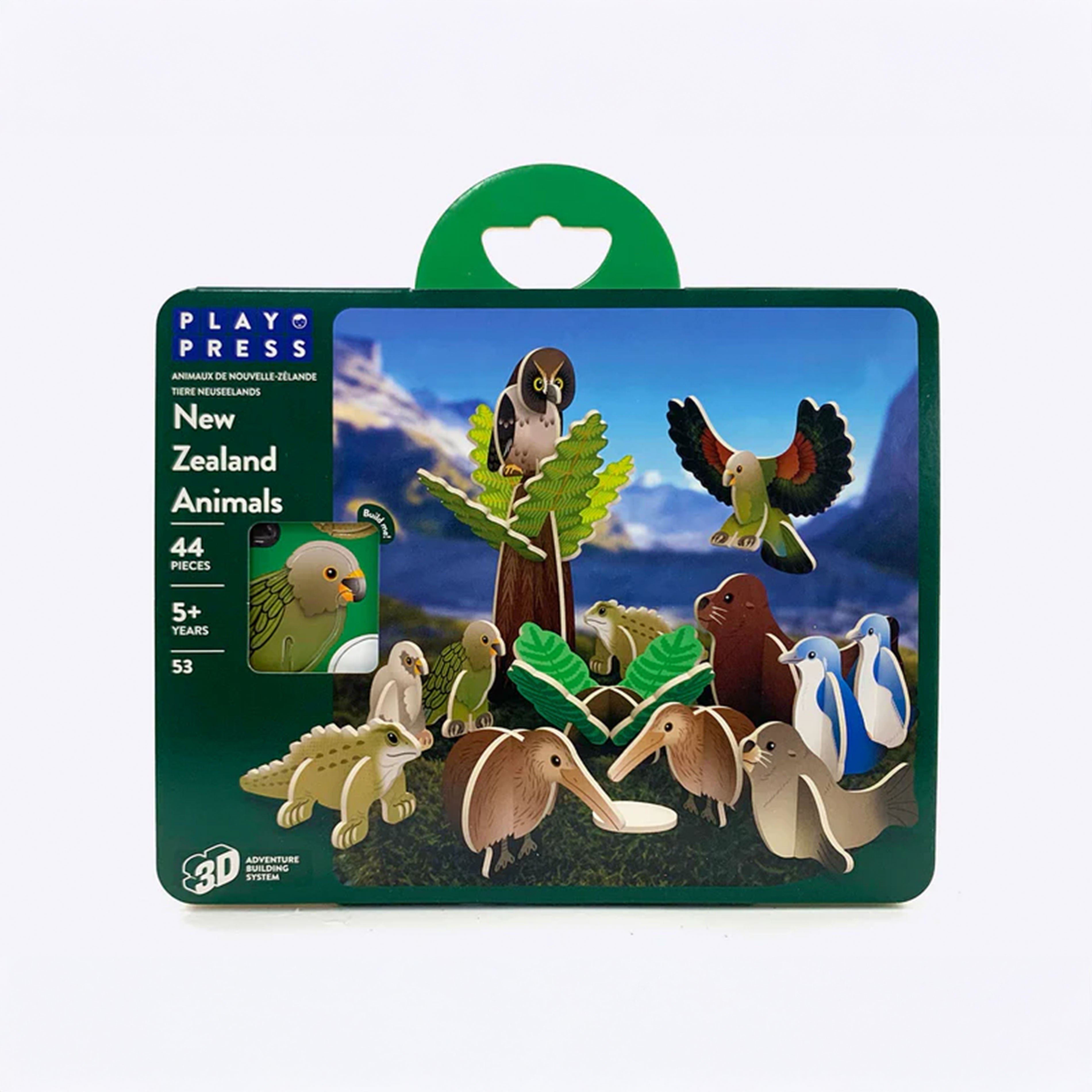 Pop-out & Build New Zealand Animals Play Set