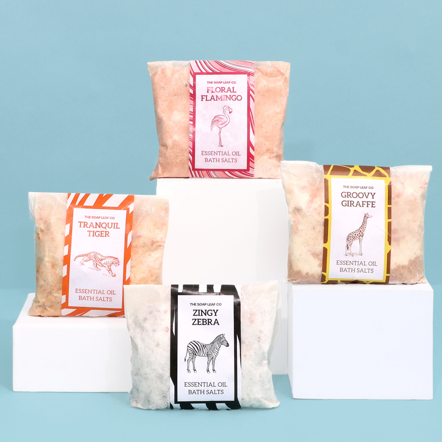 Essential Oil Bath Salts 250g - Zingy Zebra