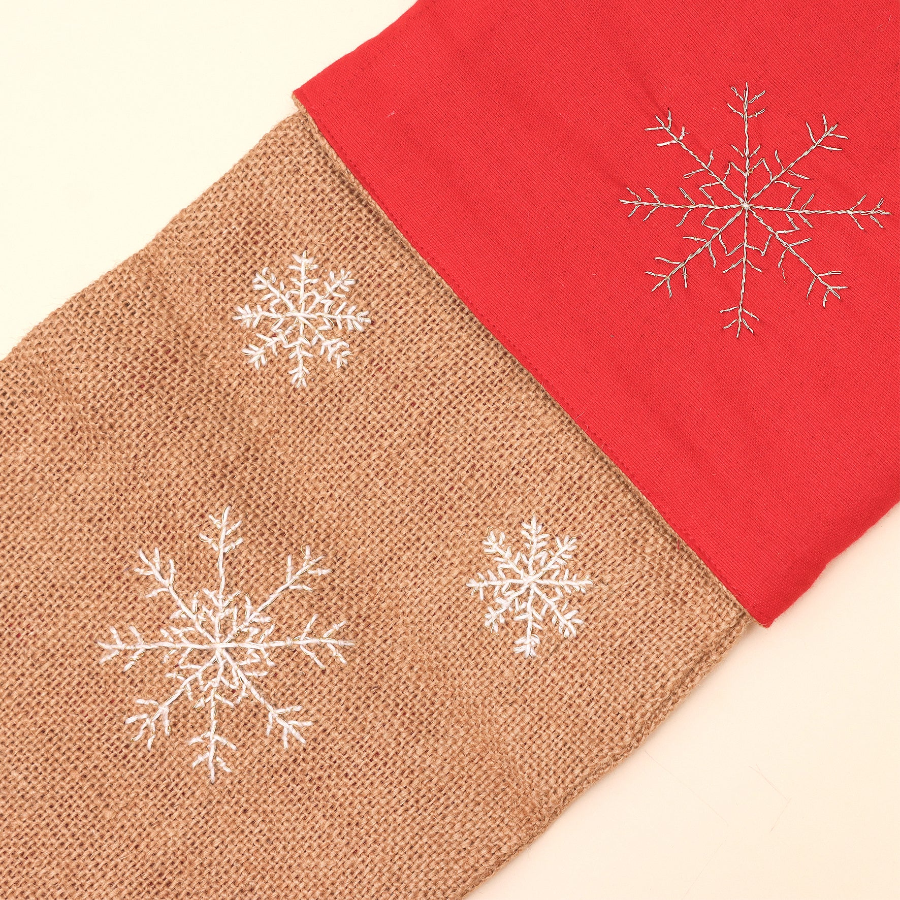Jute Christmas Stocking