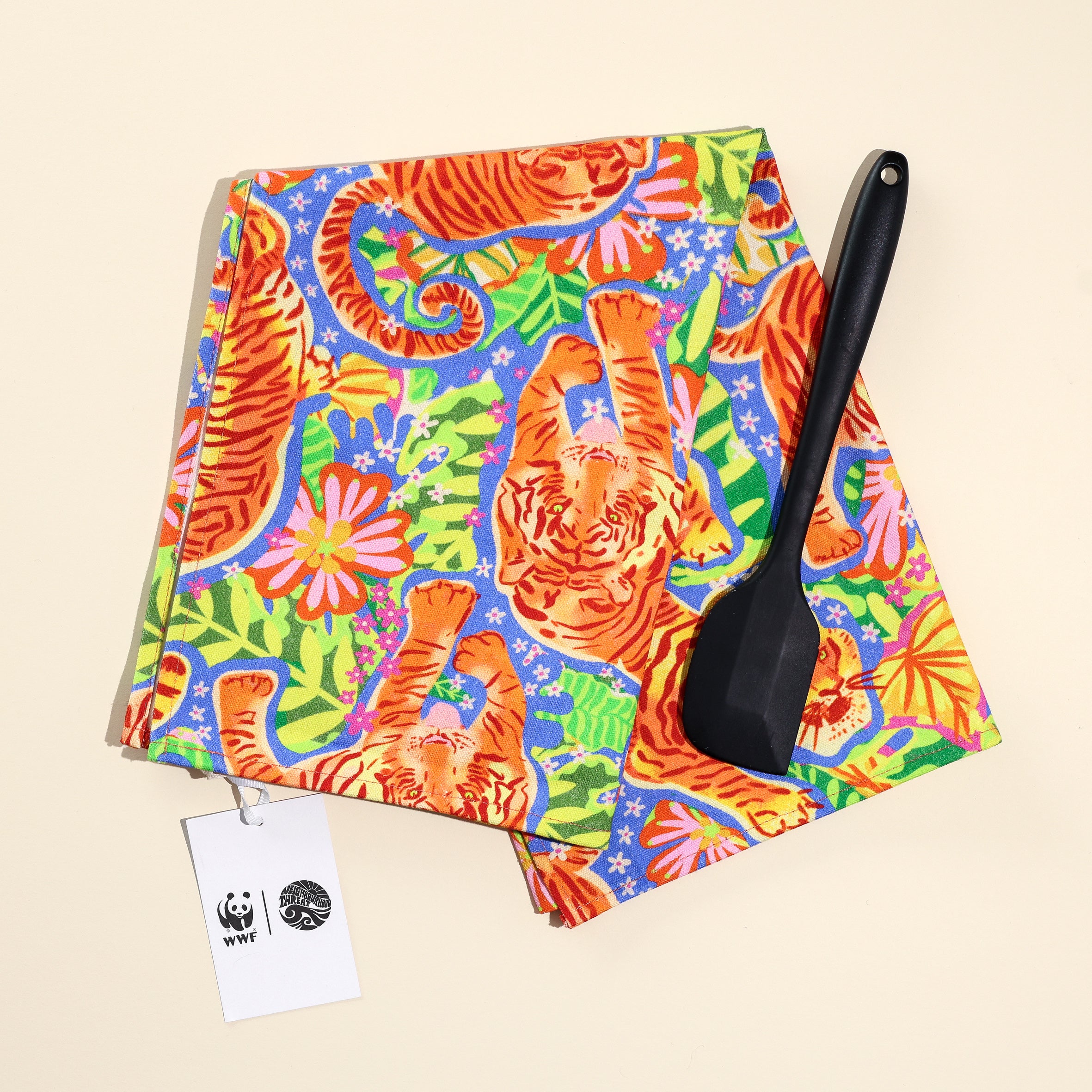 WWF Jungle Roar Tea Towel